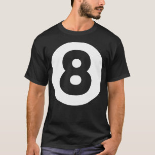 8 Ball Billiards Lazy Halloween Costume Funny Magi T-Shirt