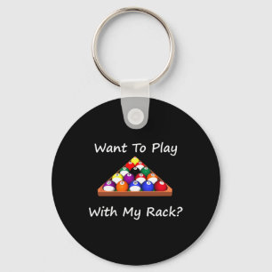 8 Ball Billiards Or Pool League Design  Key Ring