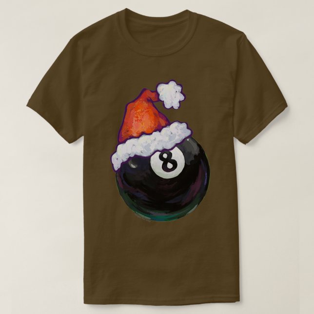 8 Ball Christmas T-Shirt (Design Front)