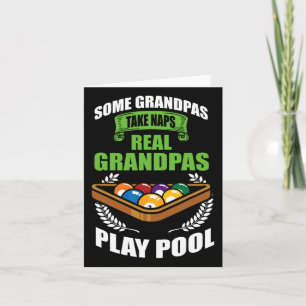 8 Ball Eight Ball - Funny Pool Billiards  Card