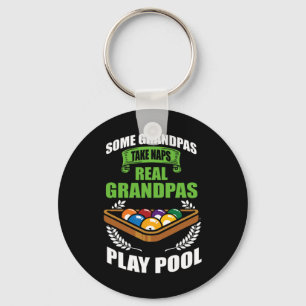 8 Ball Eight Ball - Funny Pool Billiards Key Ring