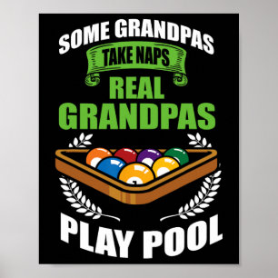 8 Ball Eight Ball - Funny Pool Billiards Poster