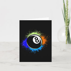 8-ball Eight-ball Pool Billiards Snooker Card