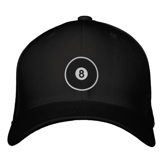 8 Ball Embroidered Hat (Front)
