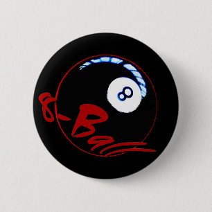 8-ball gifts & greetings 6 cm round badge