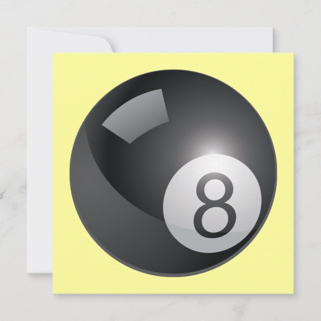 8 Ball Invitation (Front)