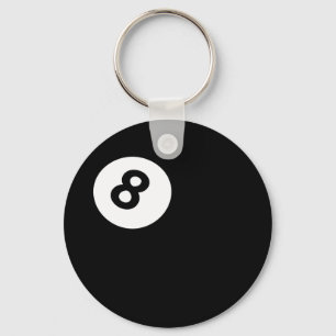 8 ball key ring