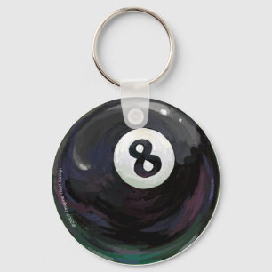 8 Ball Key Ring