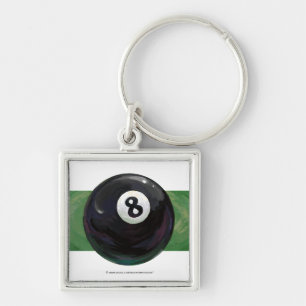 8 Ball Key Ring