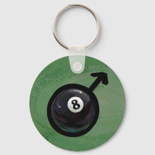 8 Ball Key Ring