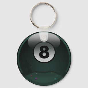 8-Ball Key Ring