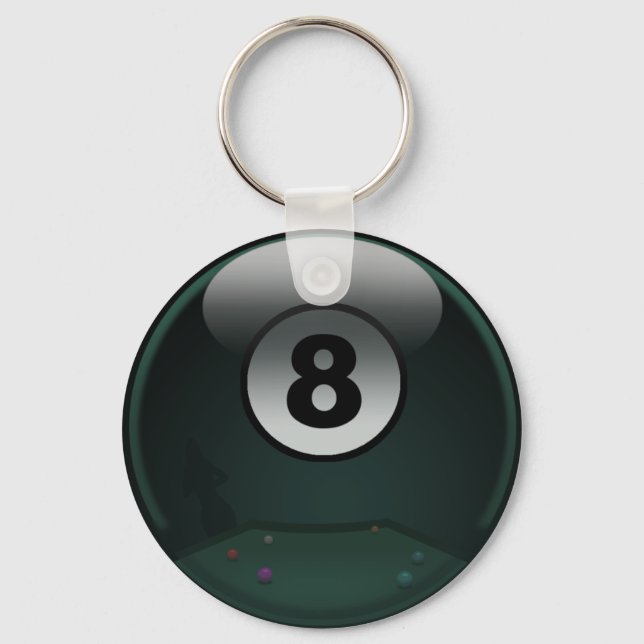 8-Ball Key Ring (Front)