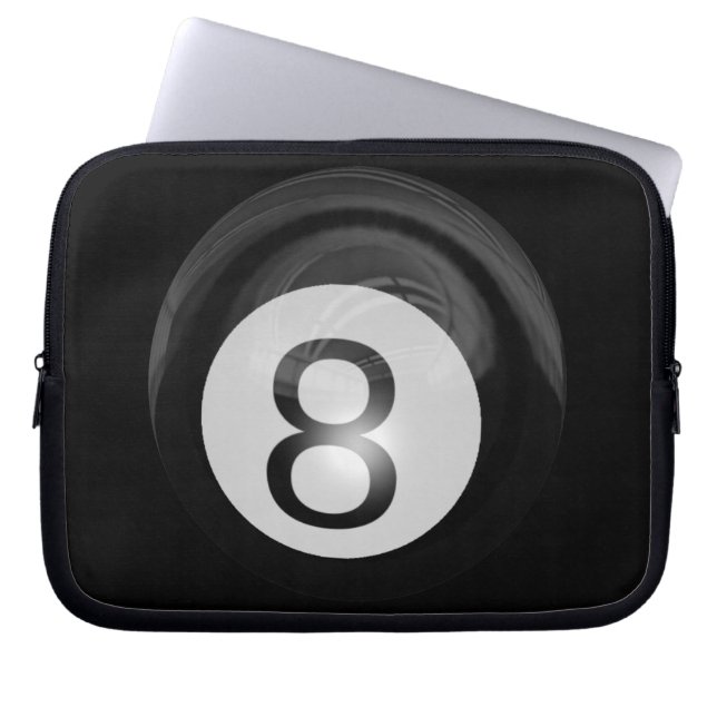 8 Ball Laptop Sleeve (Front)