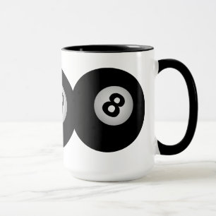 8 Ball mug - choose style & colour