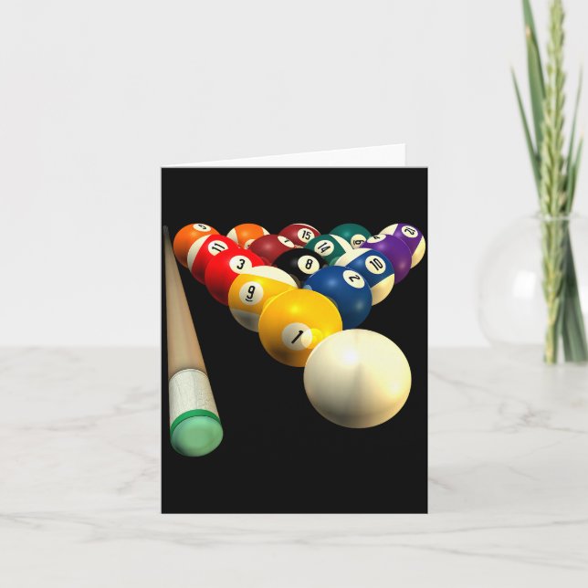 8-ball Ol Team S For Bar League Protecting  Card (Front)