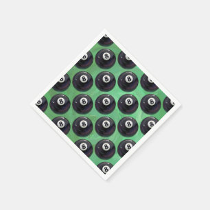 8 Ball Pattern Napkin