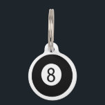 8 Ball Pet Tag<br><div class="desc">Be a fortune teller with a magic eight ball.</div>