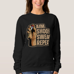 8 ball pool billiard Quote for a Pool player 1 Sweatshirt