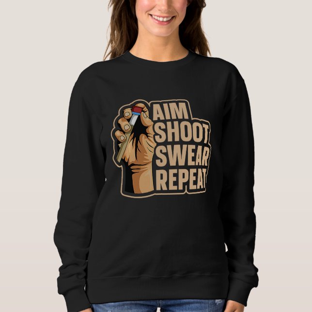 8 ball pool billiard Quote for a Pool player  1 Sweatshirt (Front)