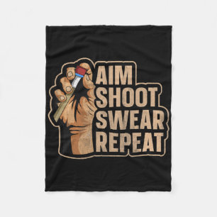 8 Ball Pool Billiard Quote For A Pool Player  Fleece Blanket