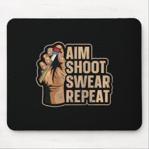 8 Ball Pool Billiard Quote For A Pool Player Mouse Pad