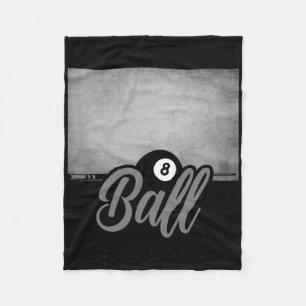 8 Ball Pool Billiards  Fleece Blanket