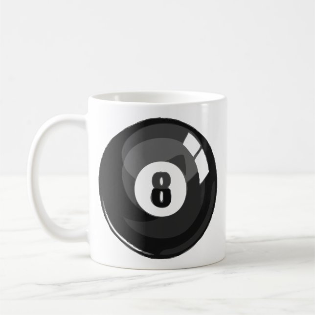 8 Ball Pool Coffee Mug (Left)