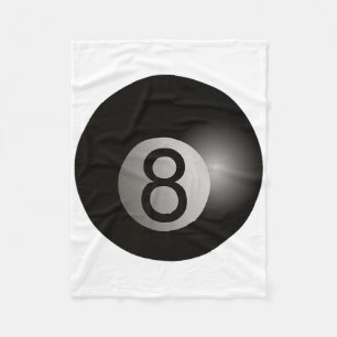 8 Ball Pool Hall Shark Billiards Player Hustler Fleece Blanket