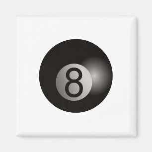 8 Ball Pool Hall Shark Billiards Player Hustler Magnet