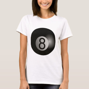 8 Ball Pool Hall Shark Billiards Player Hustler T-Shirt