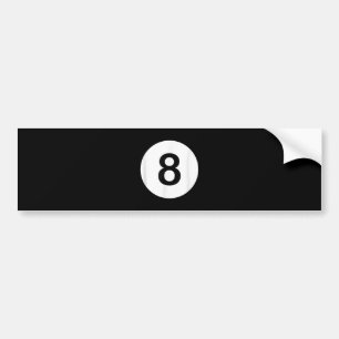 8 Ball Pool Hall Tees, Shark Lover Gift Bumper Sticker