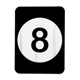 8 Ball Pool Hall Tees, Shark Lover Gift Magnet