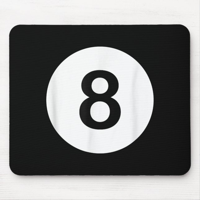 8 Ball Pool Hall Tees, Shark Lover Gift Mouse Pad (Front)