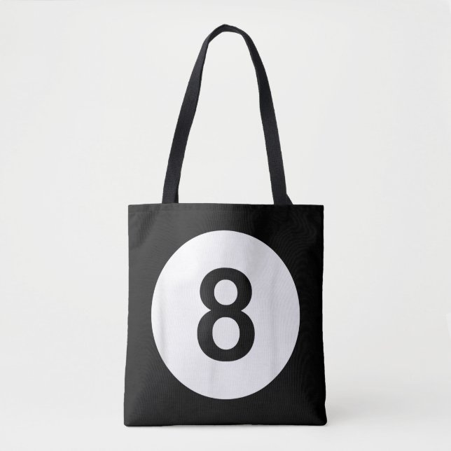 8 Ball Pool Hall Tees, Shark Lover Gift Tote Bag (Front)