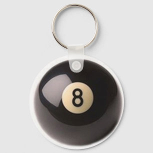 8 ball pool keychain