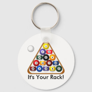 8-ball Rack keychain