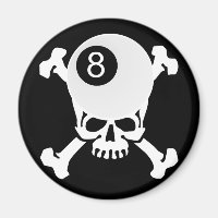 8 ball skull