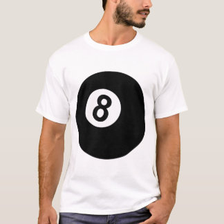 8 Ball Sticker Decal  T-Shirt