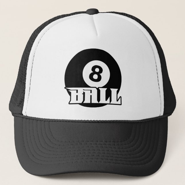 8 Ball Trucker Hat (Front)