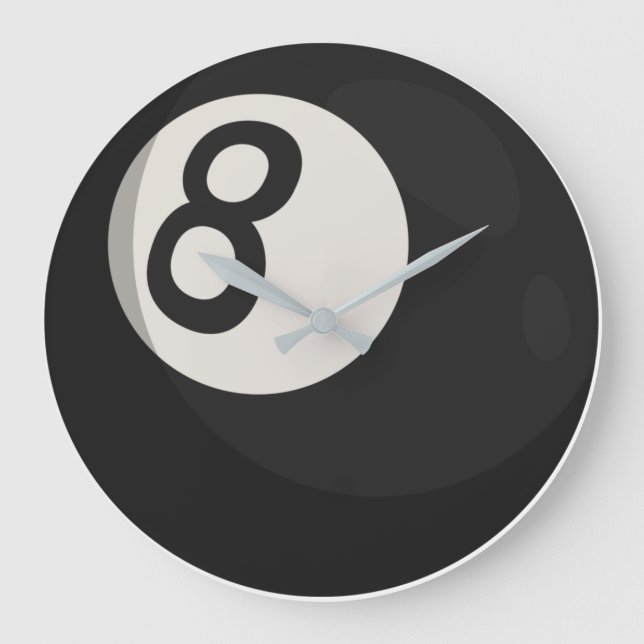 8 Ball Wall Clock (Front)