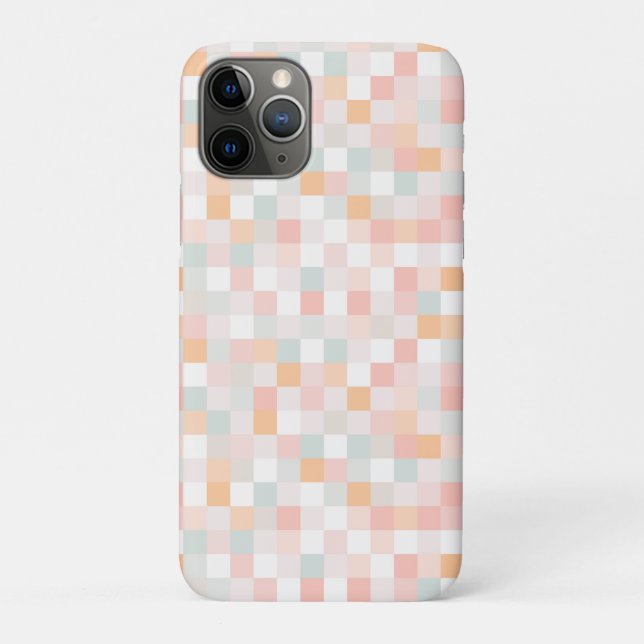 8-Bit Computer Game Pixel Rainbow Block Case-Mate iPhone Case (Back)
