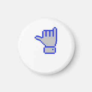 8 bit dude magnet