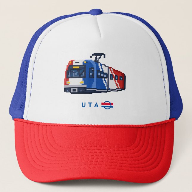 8-bit FrontRunner Trucker Hat (Front)