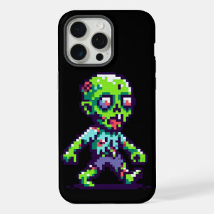 8-bit funny zombie Halloween iPhone 15 Pro Max Case