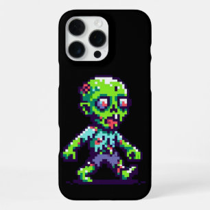 8-bit funny zombie Halloween iPhone 16 Pro Max Case