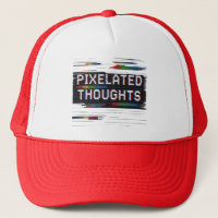 8 bit Glitch - Stylish Outdoor Trucker Hat
