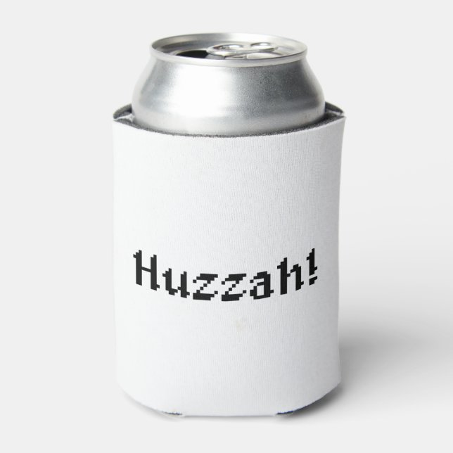8 Bit Huzzah! Can Cooler (Can Front)