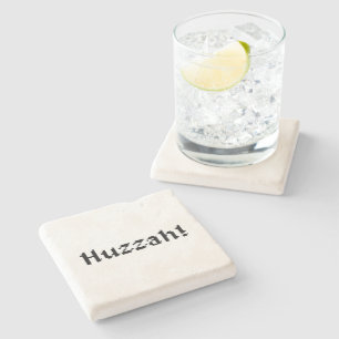 8 Bit Huzzah! Stone Coaster