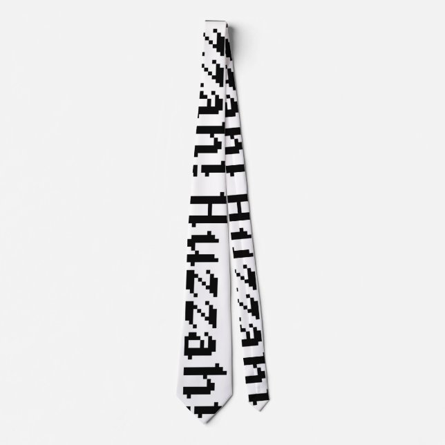 8 Bit Huzzah! Tie (Front)