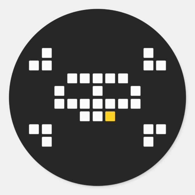 8-Bit Pirate Stickers (Front)